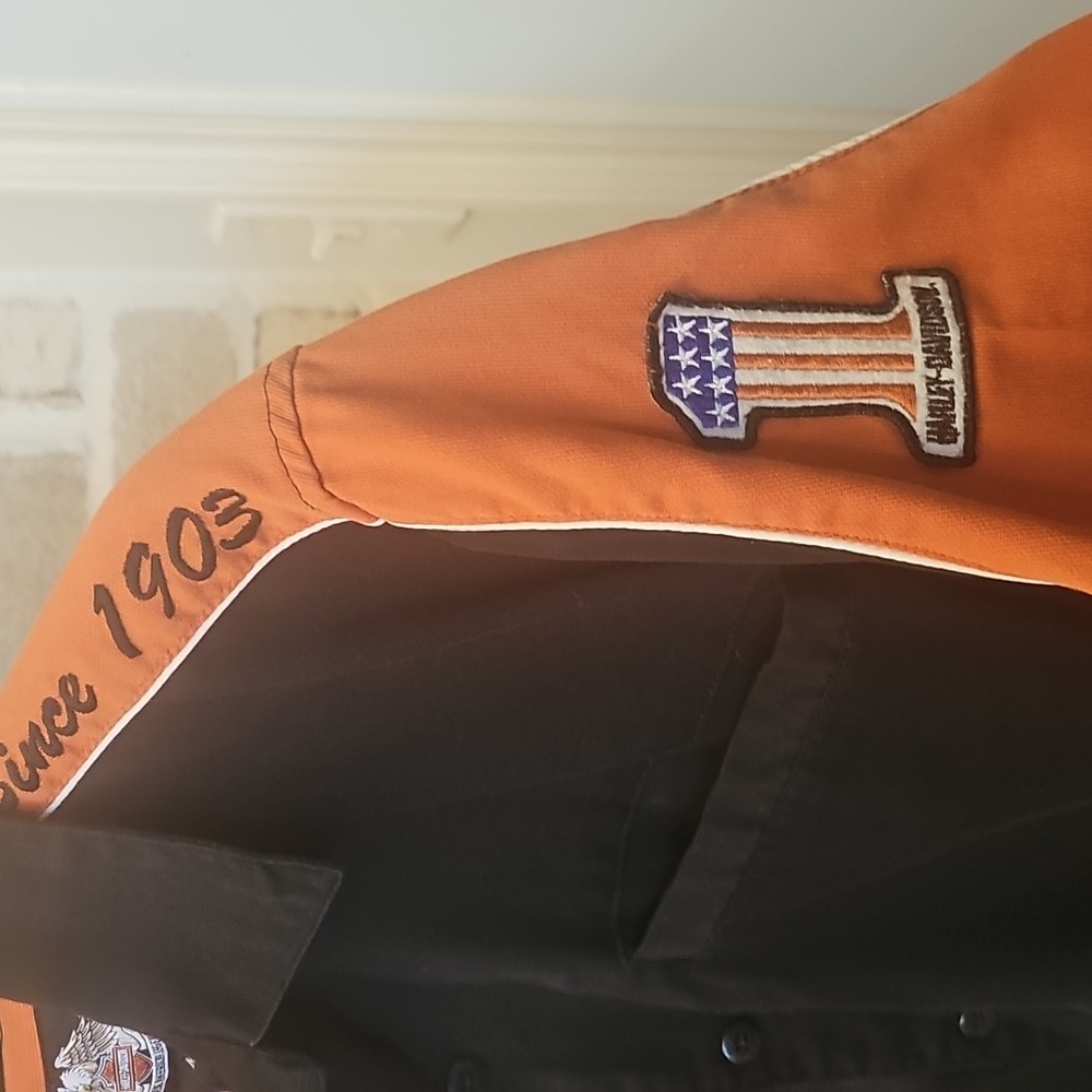 Harley Davidson Button Down - image 4